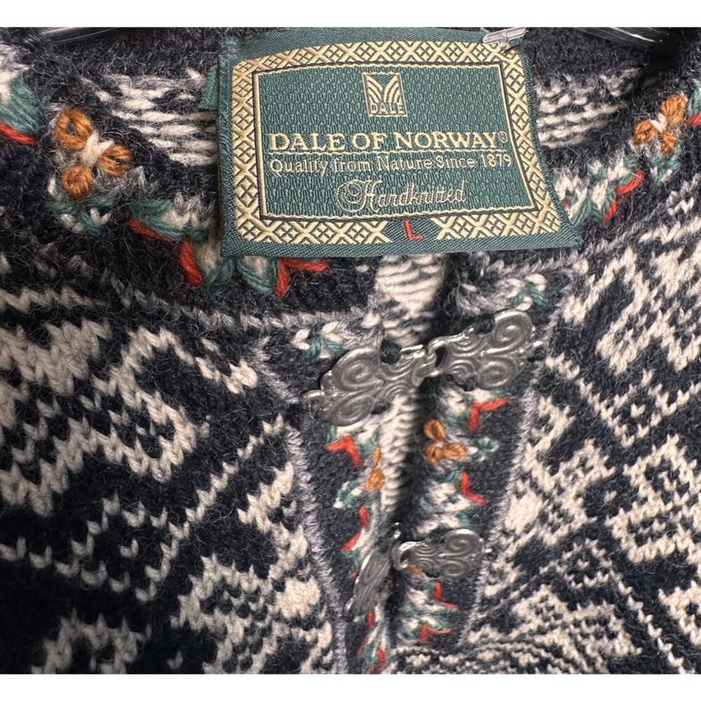 Dale of Norway Jubileum 2 Handknit 100% Wool Pullover Sweater NWOT Unisex Sz L - Picture 4 of 16